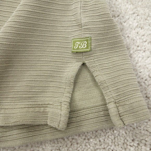 Tommy Bahama Polo Shirt Men's Extra Large Tan Khaki Short Sleeve Silk Blend - Picture 4 of 9